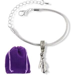 Penguin Bracelet - Bird Animal Charm Jewelry